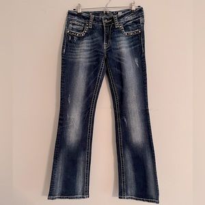 MissMe, embellished jeans (size 29), like new/perfect condition